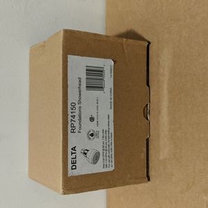 3/$35.00 DELTA RO74150 FOUNDATIONS SHOWERHEAD SILVER TONE